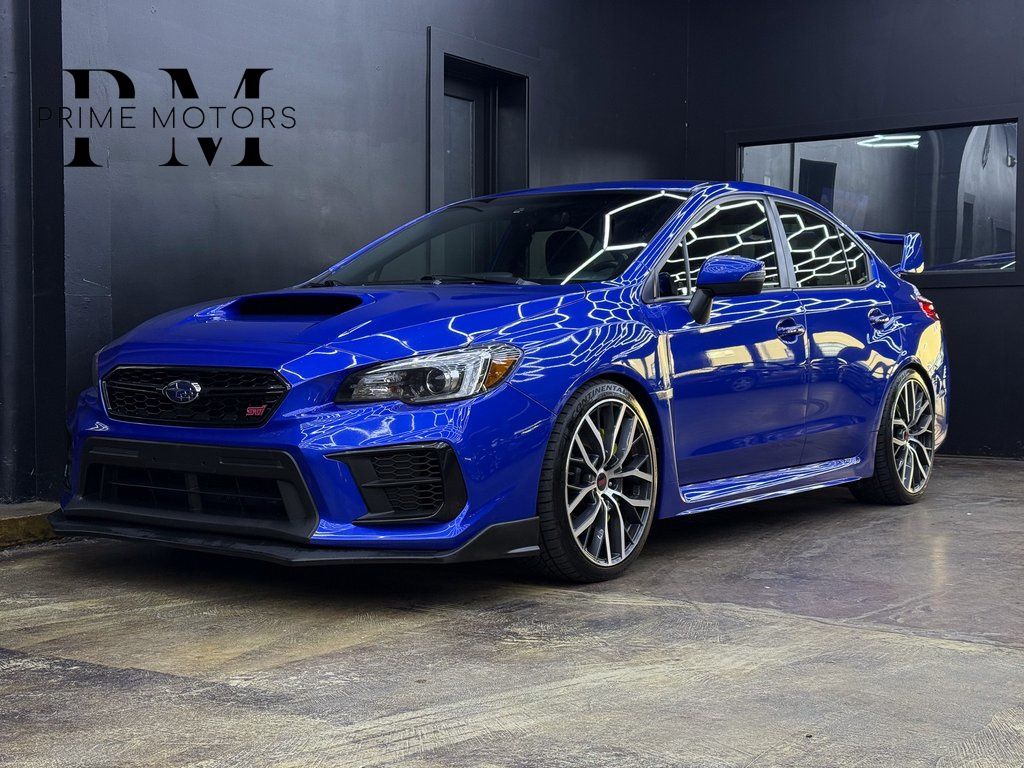 WR Blue Pearl 2021 Subaru WRX STI AWD Sedan All-Wheel Drive 6-Speed Manual