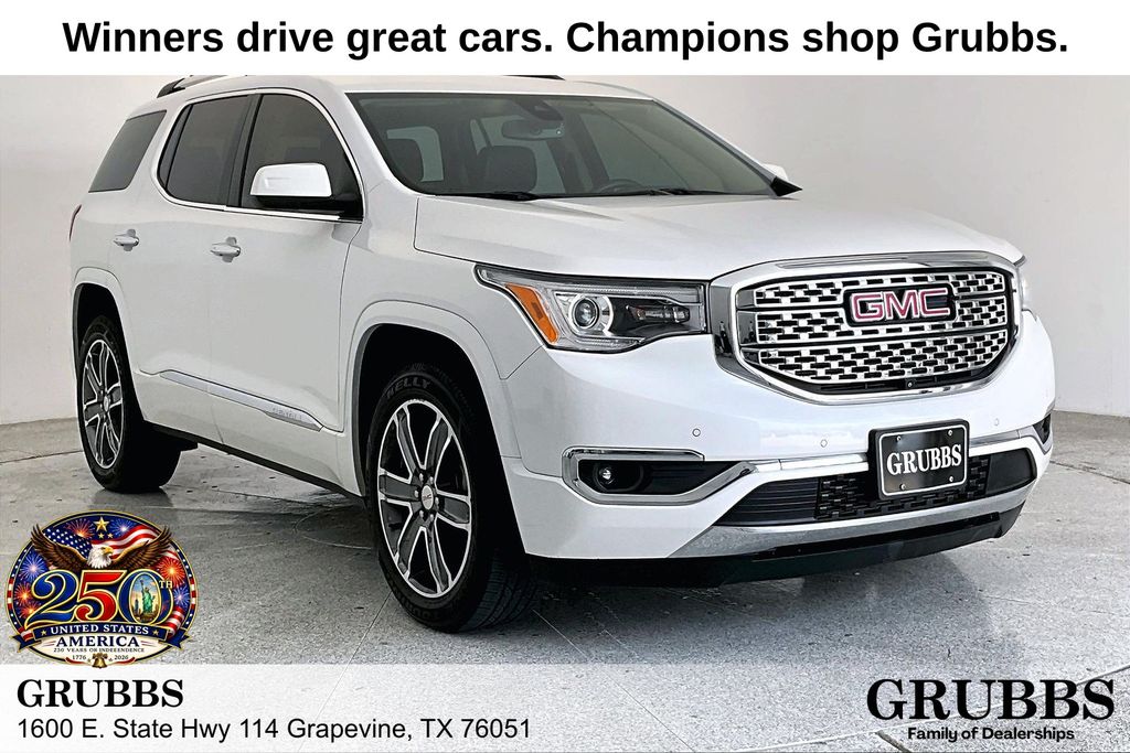 White Frost Tricoat 2017 GMC Acadia SUV / Crossover Four-Wheel Drive 6-Speed Automatic