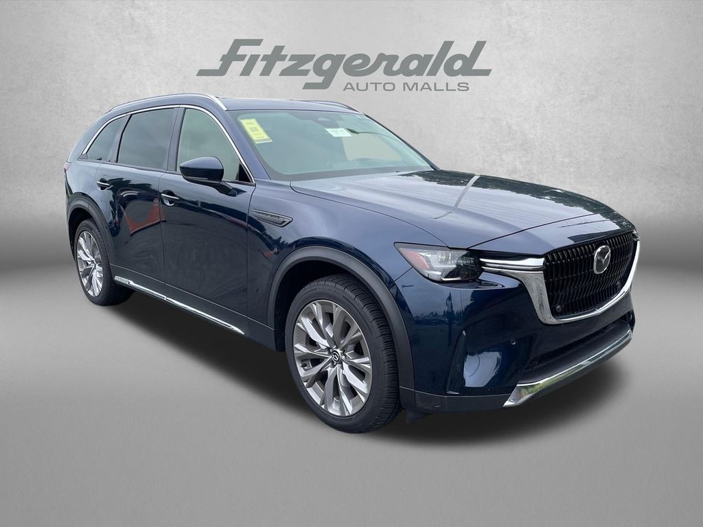 Deep Crystal Blue Mica 2024 Mazda CX-90 3.3 Turbo Premium AWD SUV / Crossover All-Wheel Drive 8-Speed Automatic