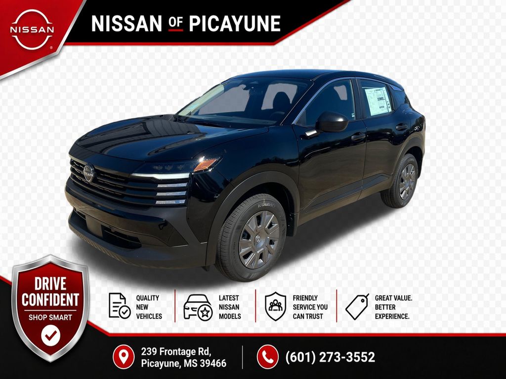 Super Black 2026 Nissan Kicks SUV / Crossover Front-Wheel Drive Continuously Variable Transmission