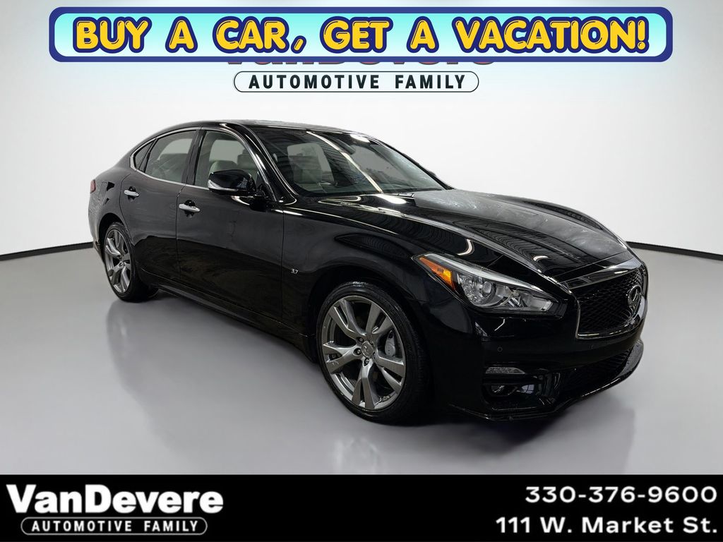 Black Obsidian 2016 INFINITI Q70 3.7 AWD Sedan All-Wheel Drive 7-Speed Automatic