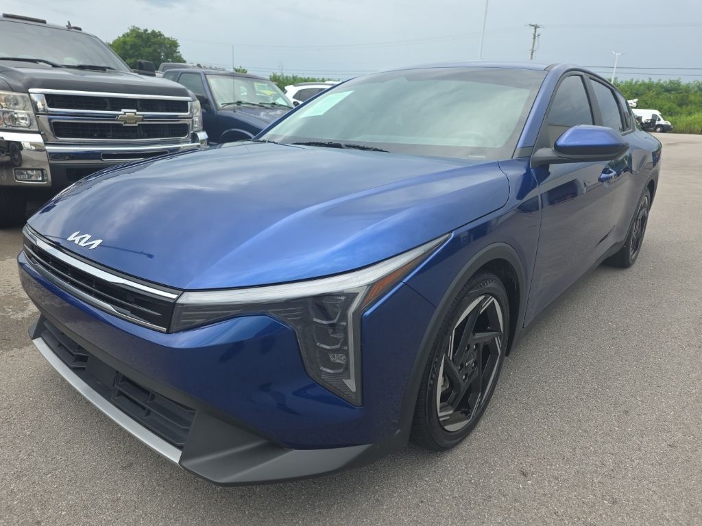 Deep Sea Blue 2025 Kia K4 Sedan Front-Wheel Drive Continuously Variable Transmission