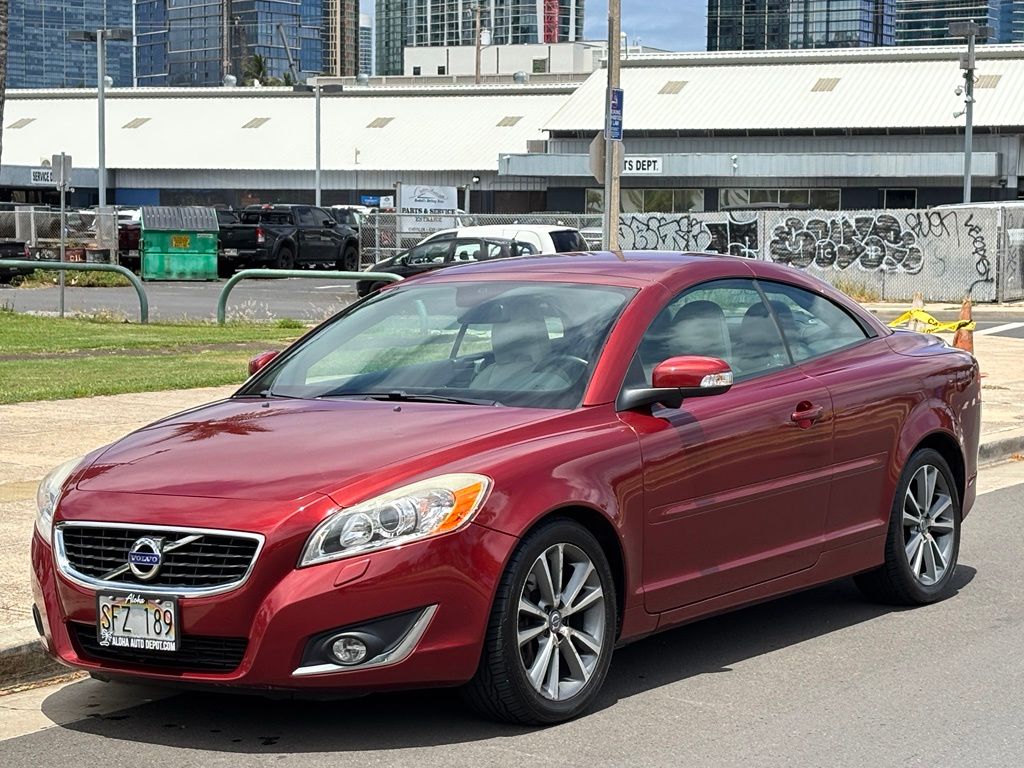 Flamenco Red Metallic 2013 Volvo C70 T5 Convertible Front-Wheel Drive 5-Speed Automatic