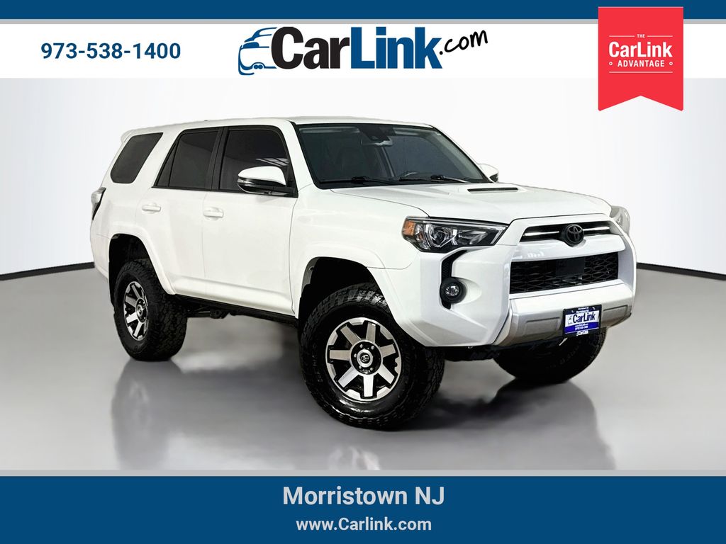 Super White 2021 Toyota 4Runner SUV / Crossover Four-Wheel Drive 5-Speed Automatic Overdrive