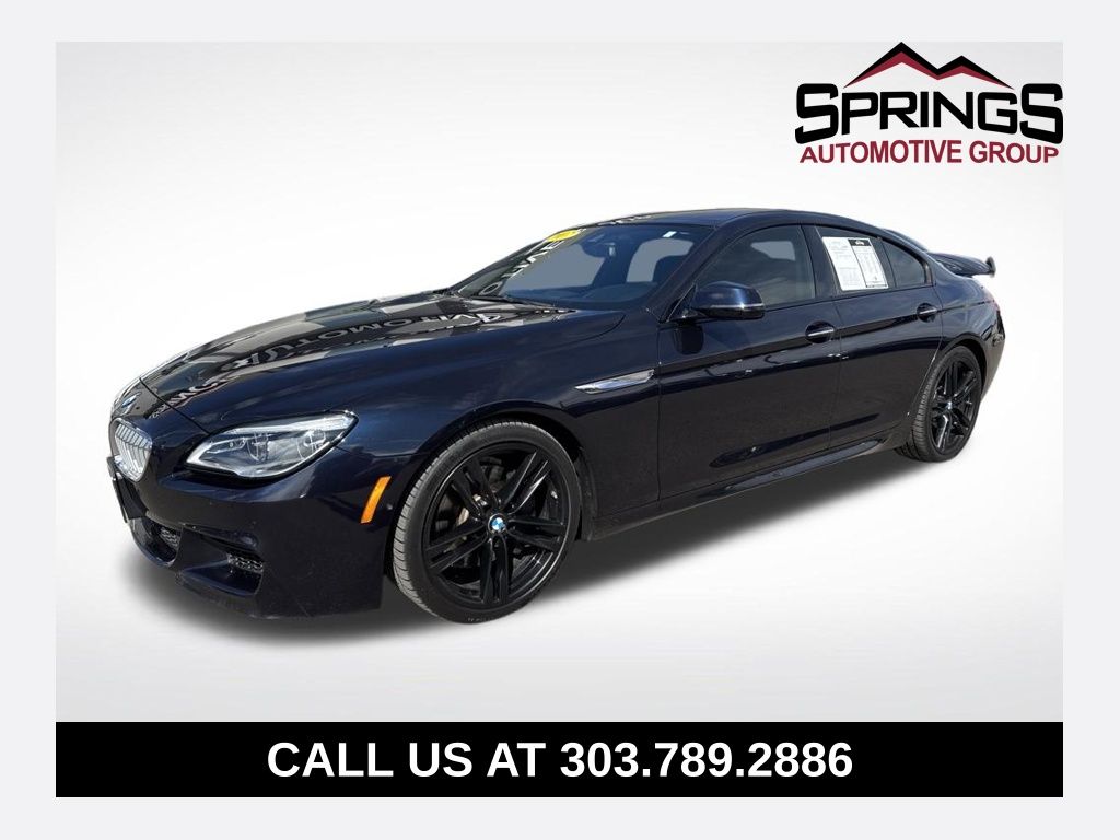 Carbon Black Metallic 2017 BMW 6 Series 650i xDrive Gran Coupe AWD Sedan All-Wheel Drive 8-Speed Automatic