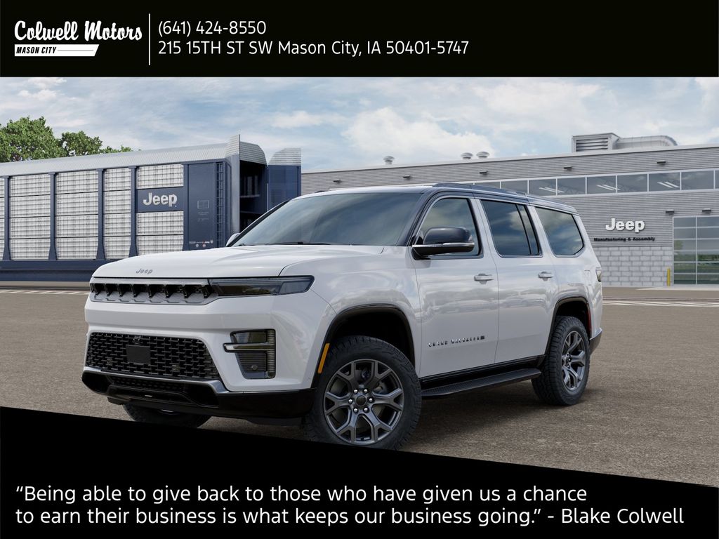 Bright White Clearcoat 2026 Jeep Grand Wagoneer SUV / Crossover Four-Wheel Drive 8-Speed Automatic