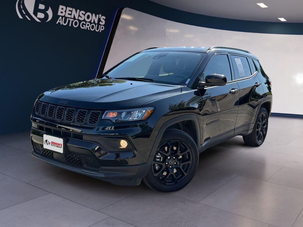 Diamond Black Crystal Pearlcoat 2026 Jeep Compass SUV / Crossover Four-Wheel Drive 8-Speed Automatic