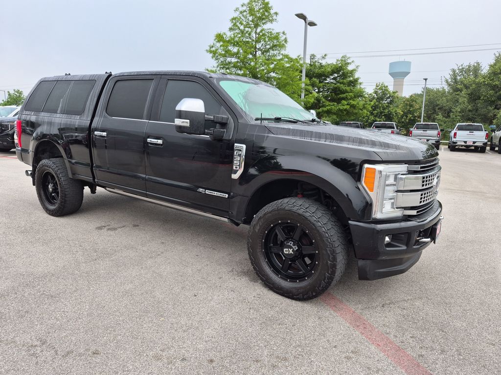 Shadow Black 2017 Ford F-350 Super Duty Platinum Crew Cab 4WD Pickup Truck Four-Wheel Drive 6-Speed Automatic