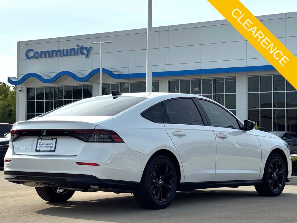 2025 Honda Accord SE White at Community Honda