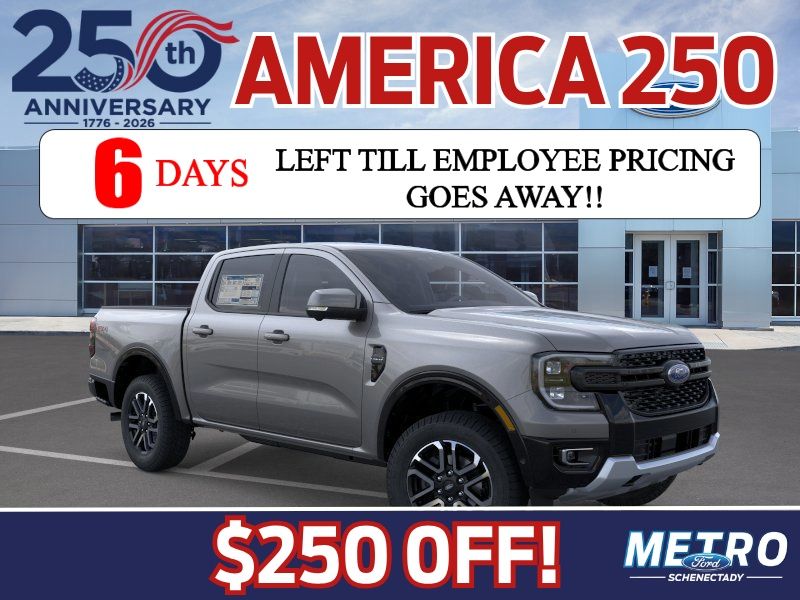 Carbonized Gray Metallic 2025 Ford Ranger Pickup Truck Four-Wheel Drive Automatic