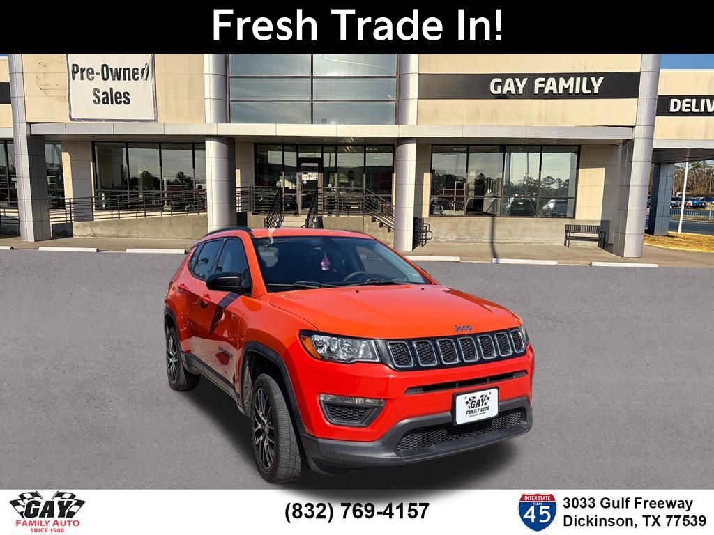 Spitfire Orange Clearcoat 2018 Jeep Compass Sport 4WD SUV / Crossover Four-Wheel Drive 9-Speed Automatic