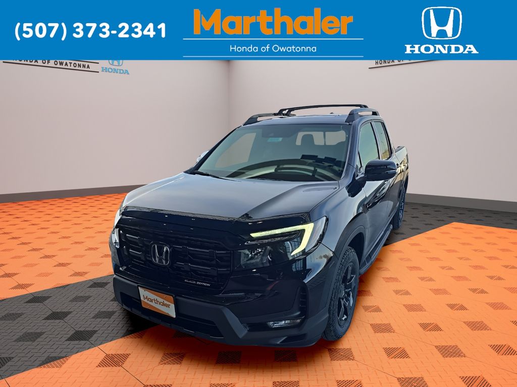 Crystal Black Pearl 2026 Honda Ridgeline Pickup Truck All-Wheel Drive 9-Speed Automatic