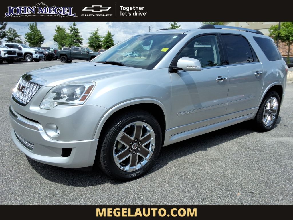 Quicksilver Metallic 2012 GMC Acadia Denali FWD SUV / Crossover Front-Wheel Drive 6-Speed Automatic Overdrive
