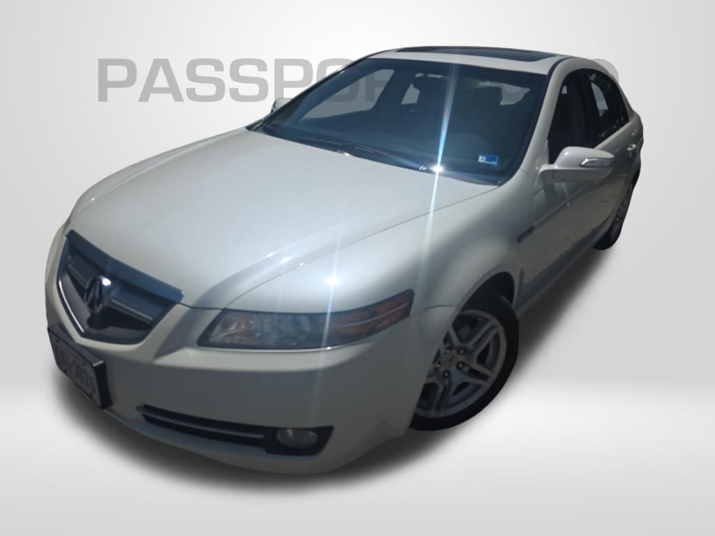 White Diamond Pearl 2008 Acura TL Sedan Front-Wheel Drive Automatic