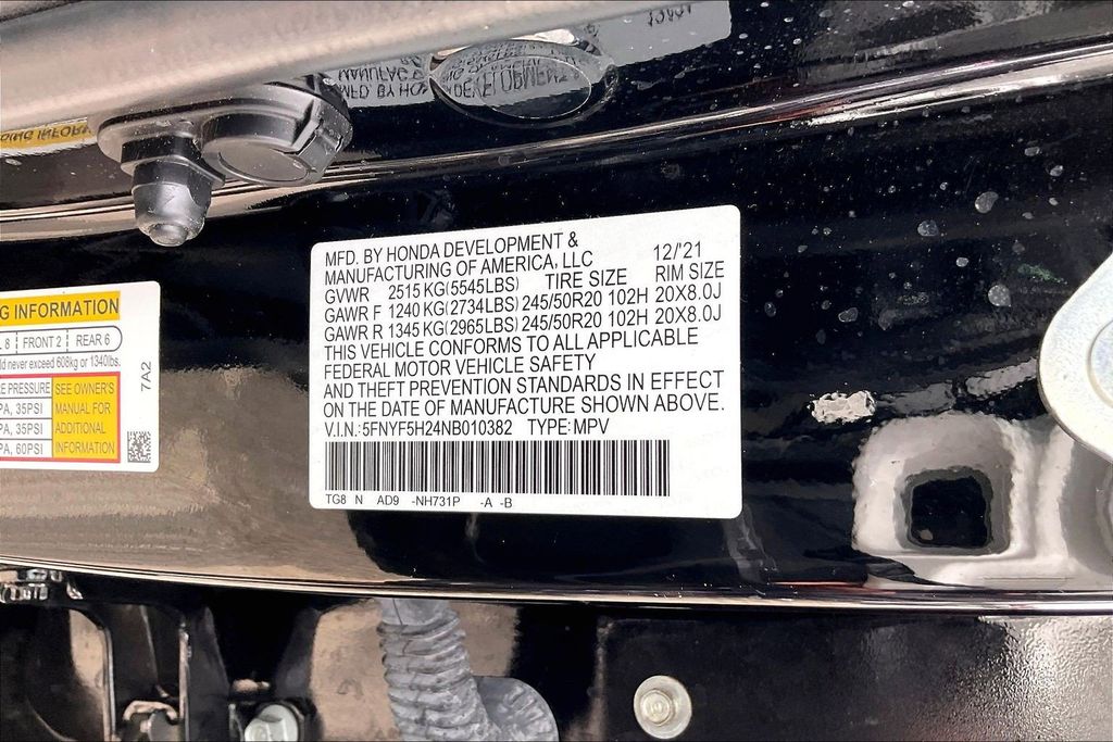 Used 2022 Honda Pilot Special Edition 4D Sport Utility