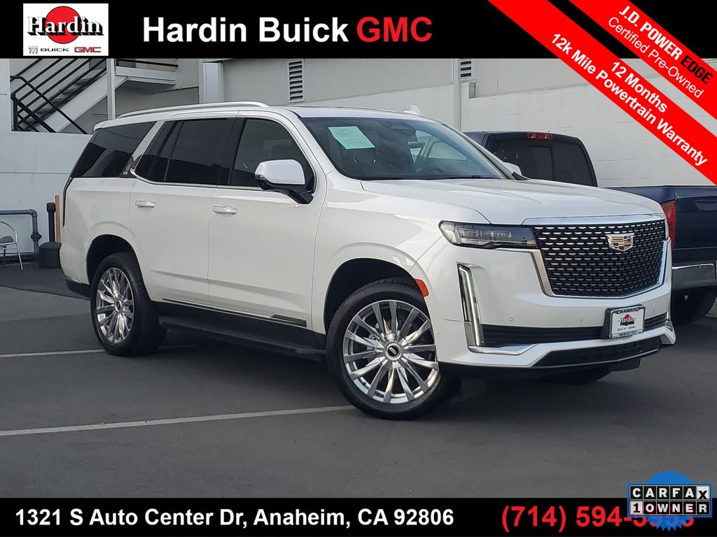 Crystal White Tricoat 2023 Cadillac Escalade Premium Luxury 4WD SUV / Crossover Four-Wheel Drive Automatic