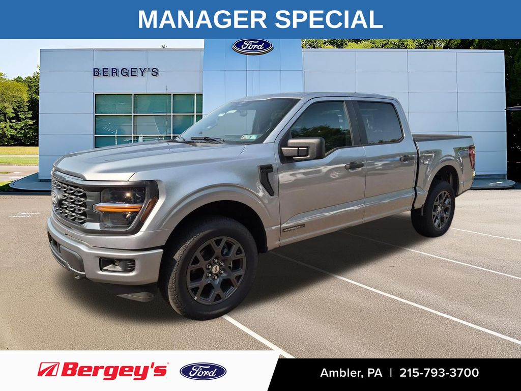 Iconic Silver Metallic 2026 Ford F-150 Pickup Truck Four-Wheel Drive Automatic