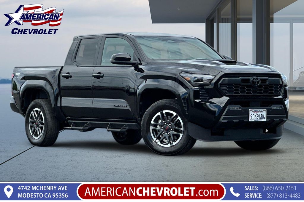 Black 2024 Toyota Tacoma Pickup Truck Four-Wheel Drive 8-Speed Automatic