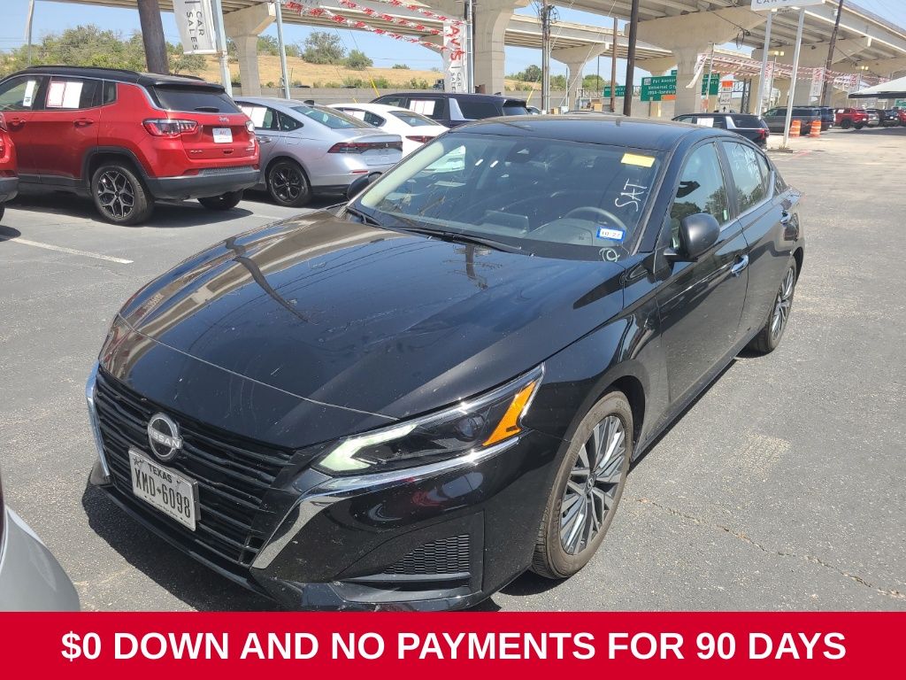 Super Black Clearcoat 2025 Nissan Altima Sedan Front-Wheel Drive Continuously Variable Transmission