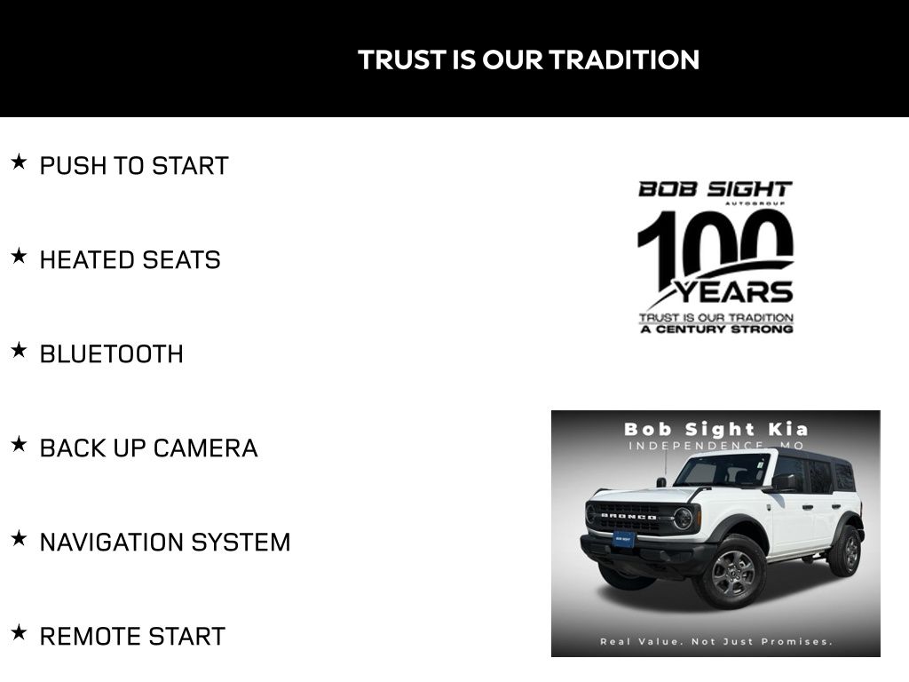 Used 2025 Ford Bronco 4-Door Big Bend with VIN 1FMDE7BH7SLA63396 for sale in Kansas City