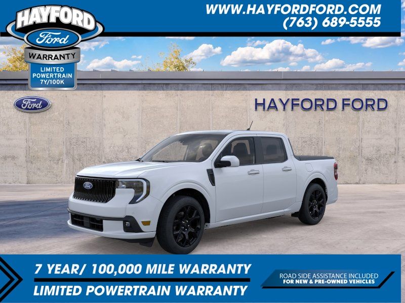 Space White Metallic 2026 Ford Maverick Pickup Truck All-Wheel Drive 7-Speed Automatic