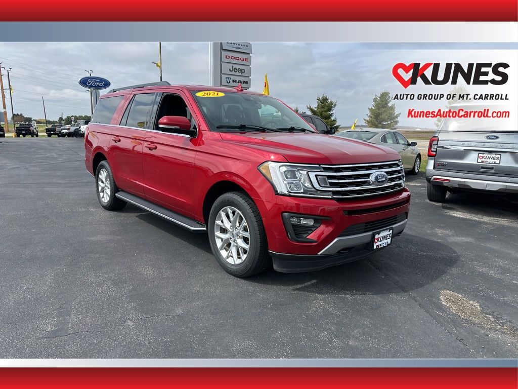Red 2021 Ford Expedition MAX XLT 4WD SUV / Crossover Four-Wheel Drive Automatic