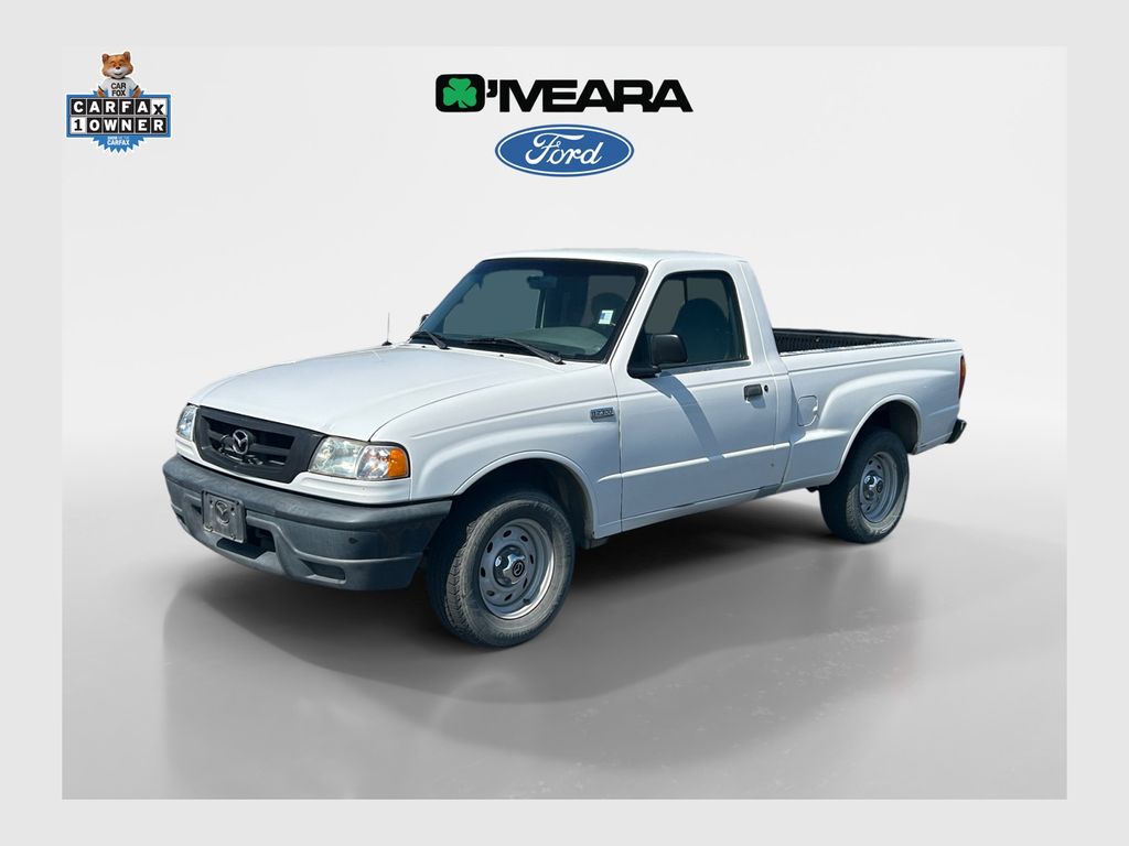 White 2003 Mazda B-Series Pickup Truck Rear-Wheel Drive 5-Speed Automatic