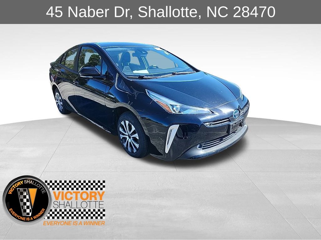 Midnight Black Metallic 2020 Toyota Prius LE AWD-e Hatchback All-Wheel Drive Continuously Variable Transmission