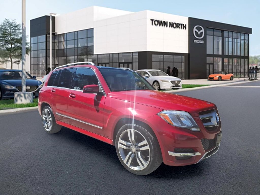 Mars Red 2015 Mercedes-Benz GLK 350 4MATIC SUV / Crossover All-Wheel Drive 7-Speed Automatic