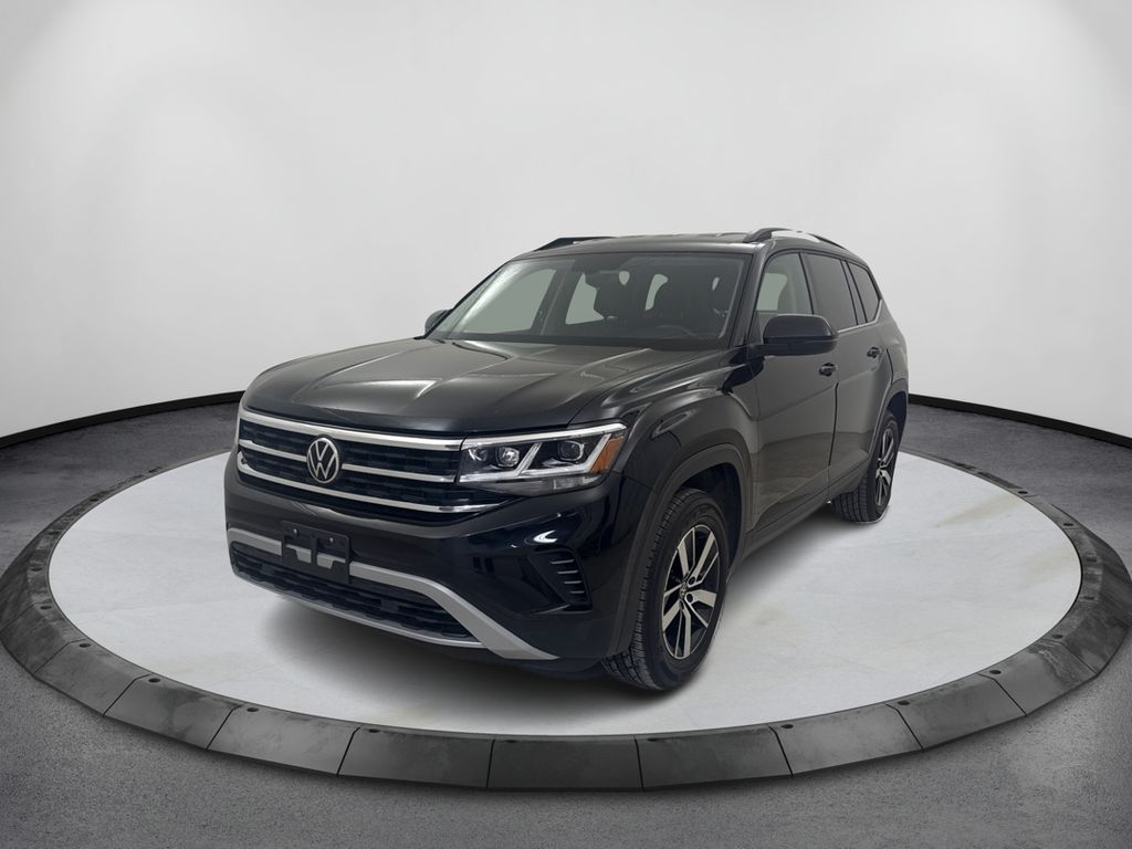Black 2021 Volkswagen Atlas SUV / Crossover All-Wheel Drive 8-Speed Automatic