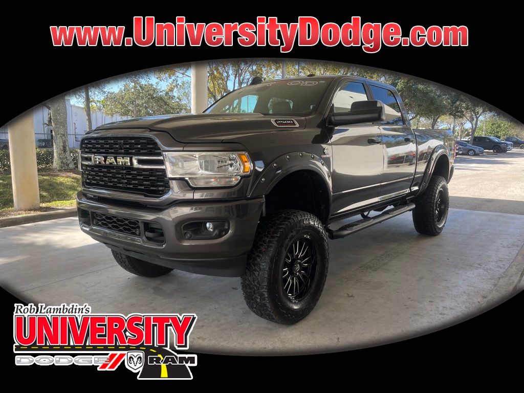 Gray (Granite Crystal Metallic Clearcoat) 2022 RAM 2500 Big Horn Crew Cab 4WD Pickup Truck Four-Wheel Drive 6-Speed Automatic
