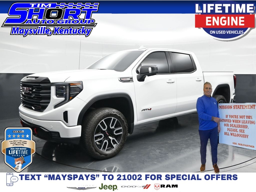 White 2025 GMC Sierra 1500 Pickup Truck Four-Wheel Drive Automatic