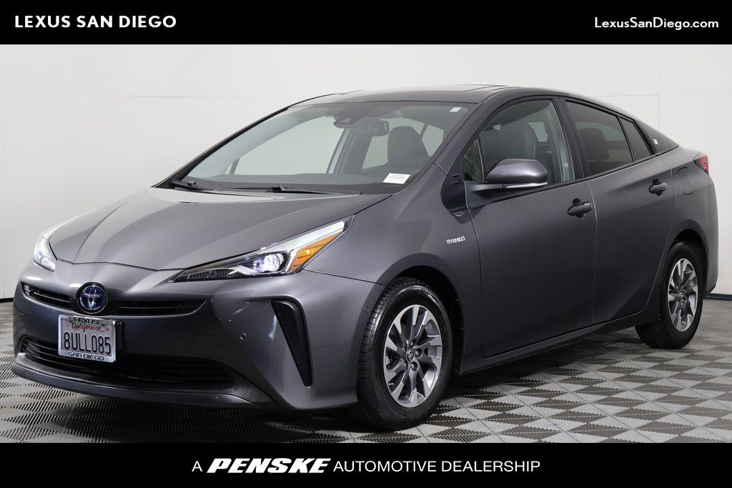 Magnetic Gray Metallic 2021 Toyota Prius XLE FWD Hatchback Front-Wheel Drive Continuously Variable Transmission