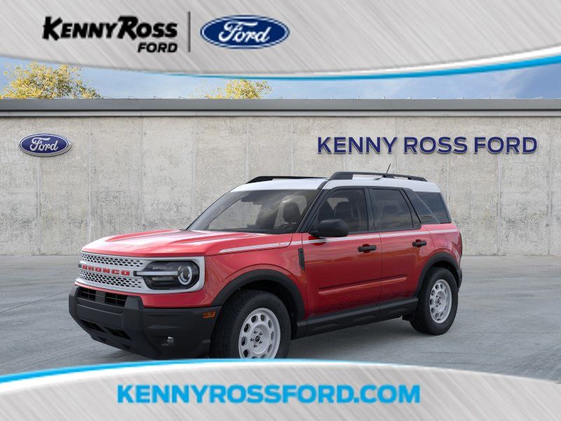 Ruby Red Metallic Tinted Clearcoat 2025 Ford Bronco Sport SUV / Crossover All-Wheel Drive 8-Speed Automatic