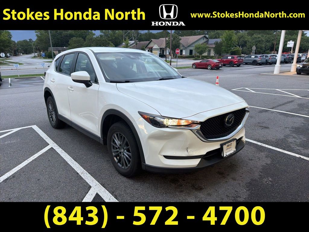 2020 Mazda CX-5 Sport White at Stokes Honda North