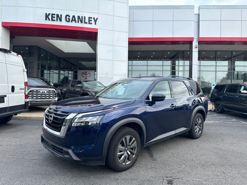 Deep Ocean Blue Pearl 2024 Nissan Pathfinder SUV / Crossover Front-Wheel Drive 9-Speed Automatic