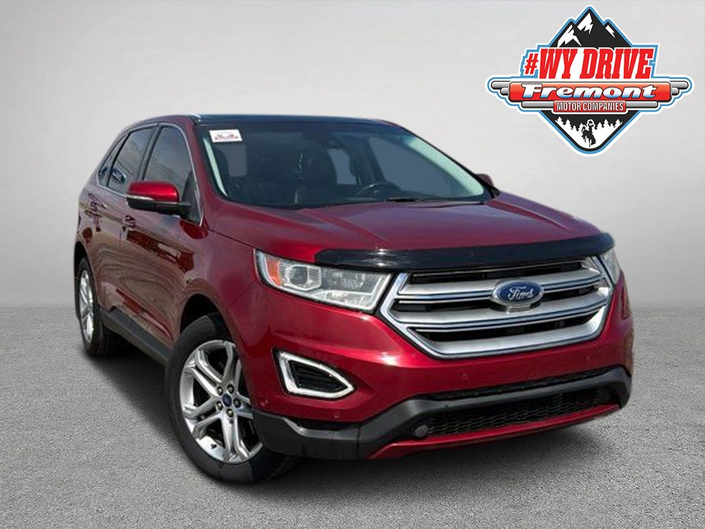Ruby Red Metallic Tinted Clearcoat 2015 Ford Edge SUV / Crossover All-Wheel Drive 6-Speed Automatic