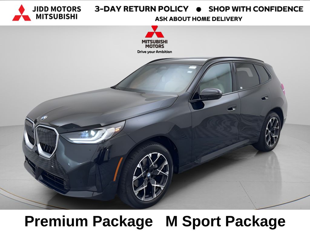 Black Sapphire Metallic 2025 BMW X3 SUV / Crossover All-Wheel Drive 8-Speed Automatic