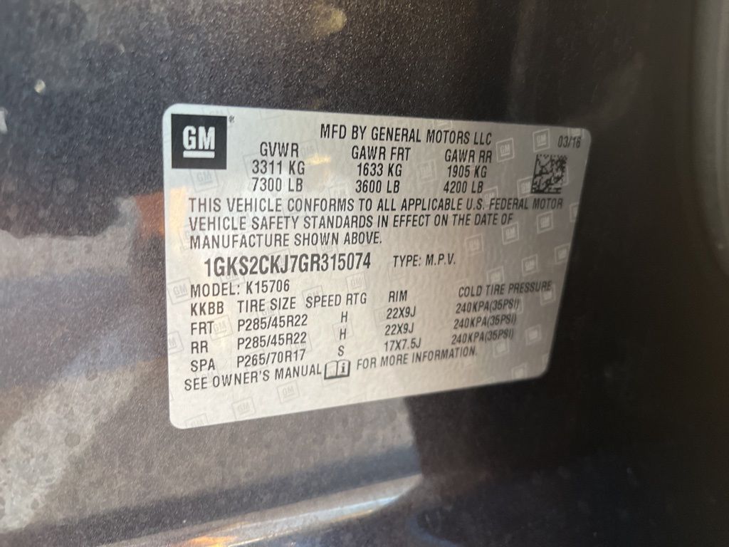 Thumbnail: 2016 GMC Yukon - 7