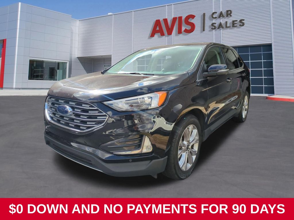 Black Metallic 2024 Ford Edge SUV / Crossover All-Wheel Drive 8-Speed Automatic