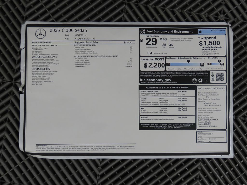 2025 Mercedes-Benz C-Class C 300 9