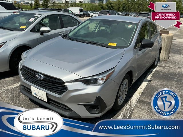Ice Silver Metallic 2024 Subaru Impreza Wagon All-Wheel Drive Continuously Variable Transmission