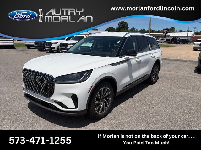 White Metallic 2026 Lincoln Aviator SUV / Crossover Rear-Wheel Drive Automatic