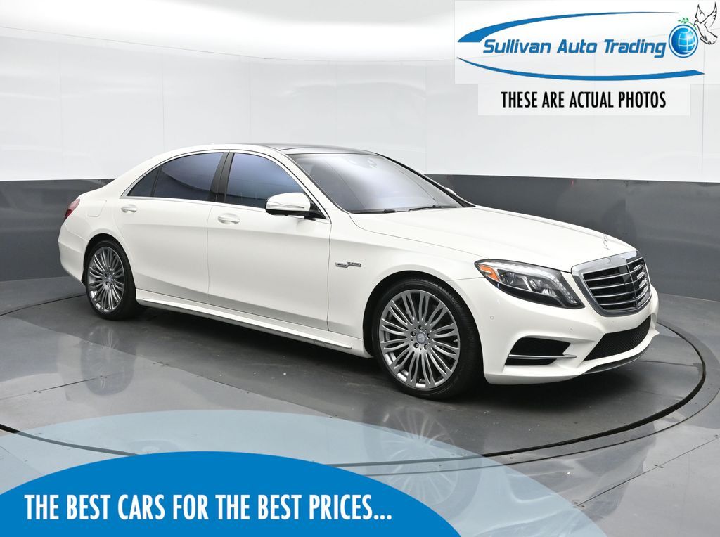 Polar White 2016 Mercedes-Benz S-Class S 550 Sedan Rear-Wheel Drive 7-Speed Automatic