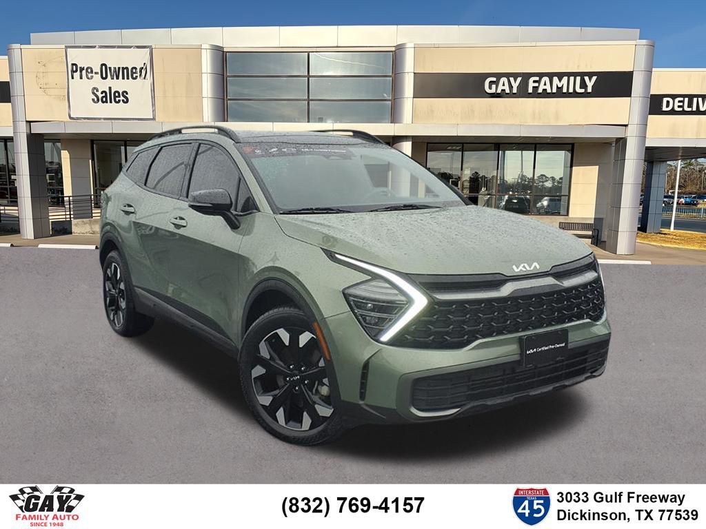 Green 2024 Kia Sportage X-Line AWD SUV / Crossover All-Wheel Drive 8-Speed Automatic