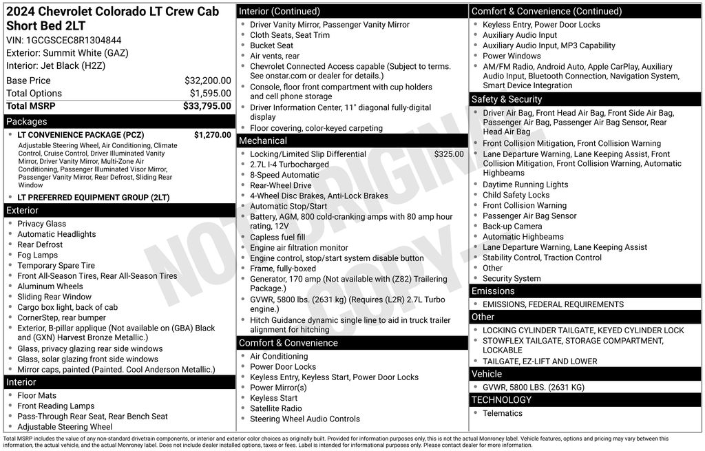 2024 Chevrolet Colorado LT photo