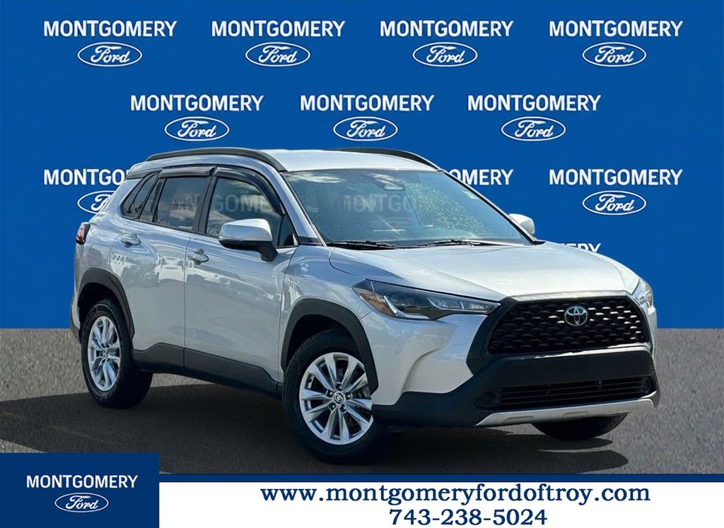 Silver 2023 Toyota Corolla Cross SUV / Crossover Front-Wheel Drive Continuously Variable Transmission