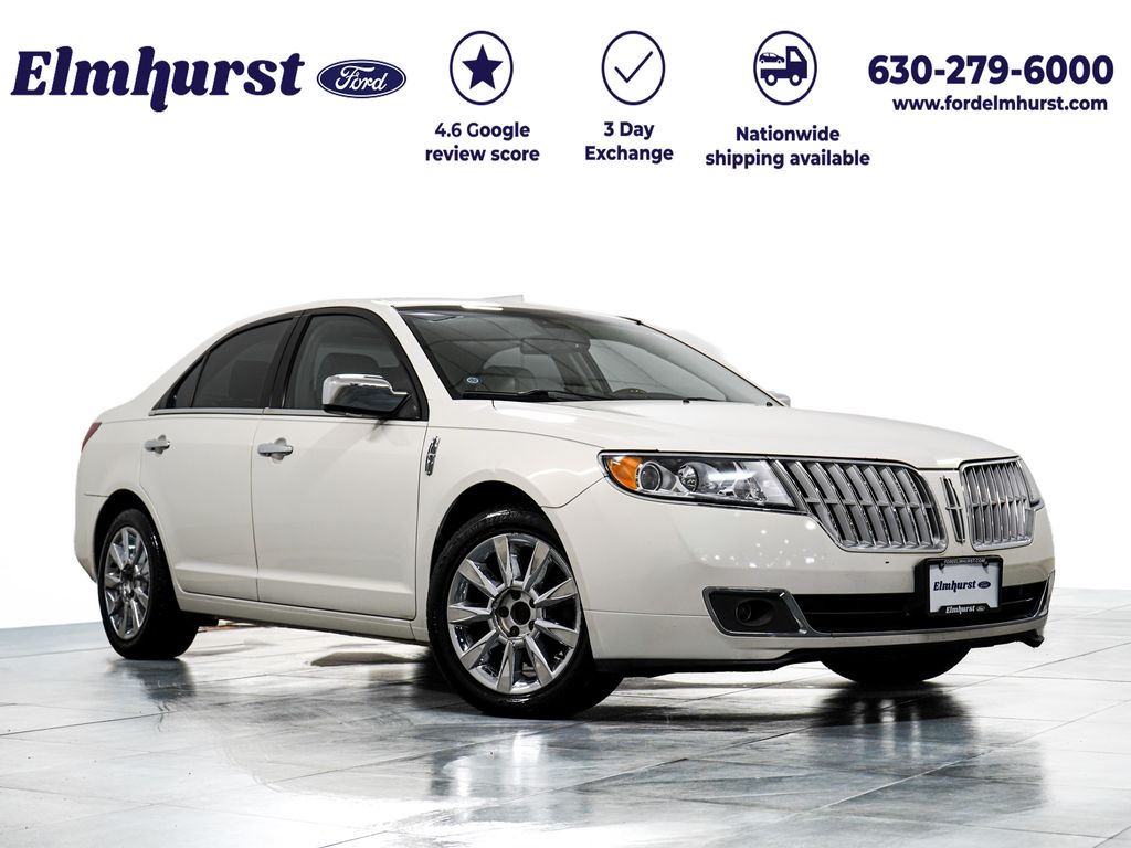 Champagne Metallic 2012 Lincoln MKZ Sedan Front-Wheel Drive 6-Speed Automatic