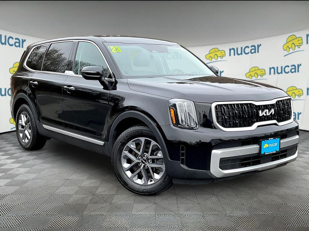 Ebony Black 2023 Kia Telluride LX AWD SUV / Crossover All-Wheel Drive 8-Speed Automatic