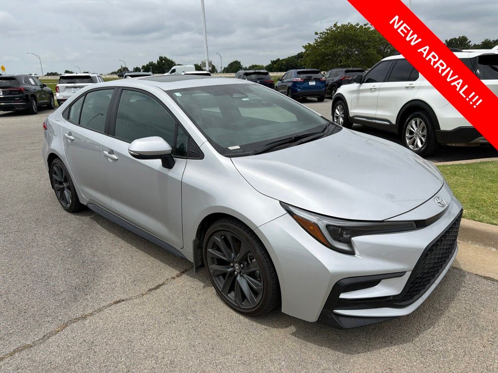 Classic Silver Metallic 2024 Toyota Corolla Sedan Front-Wheel Drive Continuously Variable Transmission